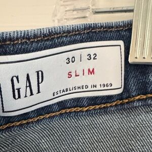 GAP Slim Denim Jeans in Blue